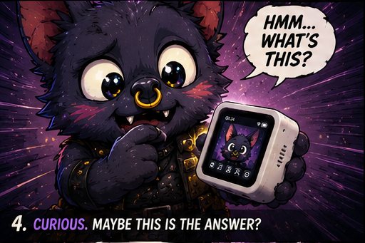 Panel 4 — Curious. Maybe this is the answer?